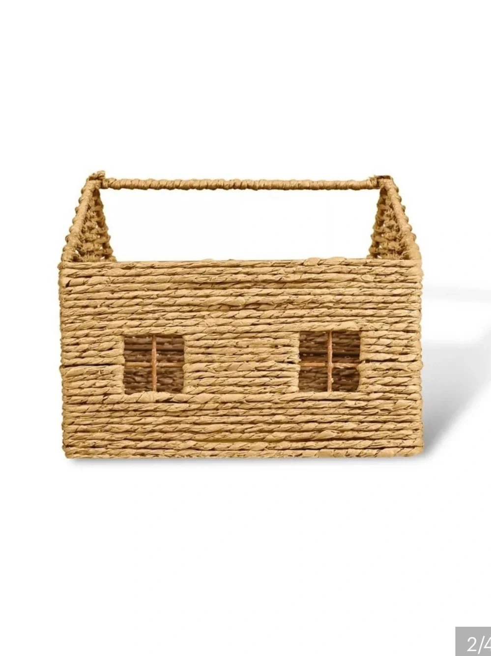 Bullseye's Playground Viral Woven Open Top House Storage Basket